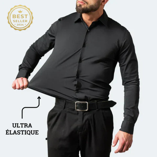 Camisa Sociale Masculine Premium avec Coupe Tailleur