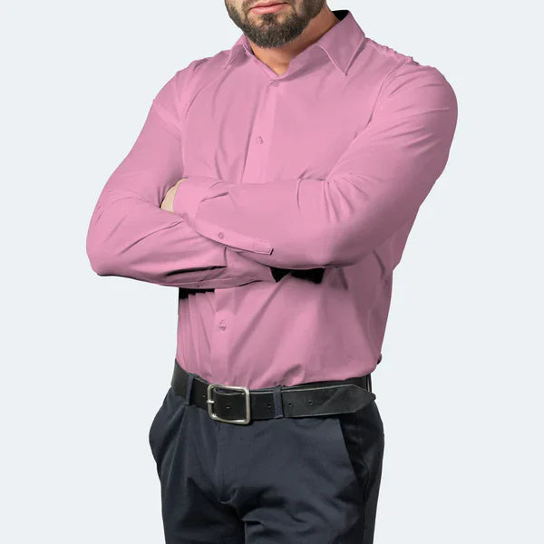 Camisa Sociale Masculine Premium avec Coupe Tailleur